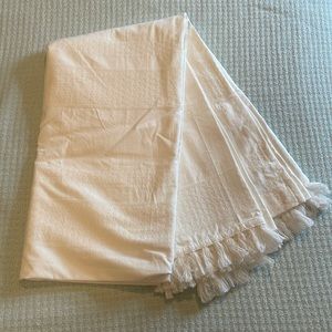 Hearth & Hand white shower curtain, NWOT